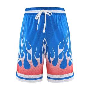 Shorts de basketball décontractés en toile sublimée, fabriqués sur mesure en usine, de haute qualité, écologiques, séchage rapide, tissu respirant, confort optimal - Product Image 1