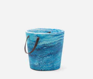 Cubo de Hielo de Resina Personalizado al por Mayor, Enfriador de Vino con Textura de Mármol y Color Rosa Intenso, Excelente Cubo de Hielo de Resina - Product Image 1