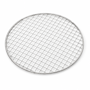 Disposable Outdoor <b>BBQ</b> Stainless Steel Grill Mesh Round Grilling <b>Tray</b> with Easily Cleaned Feature for Charcoal Cooking - Product Image 4