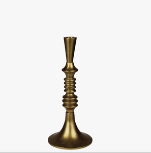 Gold Metal Handmade Taper <b>Candlestick</b> <b>Holder</b> with Elegant Design Eco-Friendly Durable Home Decor Table Centerpiece - Product Image 3