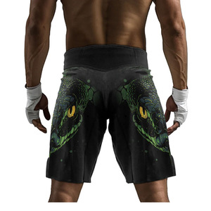 MMA <b>Shorts</b> Hot Sale Custom Sublimated Printed Unisex Boxing <b>Shorts</b> Spandex/<b>Polyester</b> Quick Dry & Breathable Made in Pakistan - Product Image 6