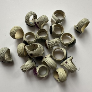 ชุดทำแหวน DIY TFH จำนวน 20 วง พร้อมหินกึ่งมีค่า 162 กรัม แหวนทำมือขัดเงา หินสีสันสดใส - Product Image 3