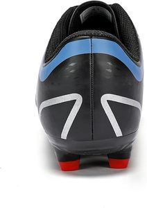 Chaussures de football en mesh pour garçons, vert et bleu, semelle extérieure en caoutchouc, semelle intermédiaire respirante en EVA, crampons de sport d'été pour l'extérieur, bottes pas chères - Product Image 3