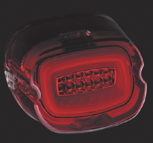 AJ LIGHT DESIGN JEWEL-TL LED Motorcycle Rear Taillight Upgrade Brake Signal Light Retrofit Clear Chrome Bright High Quality - Product Image 3
