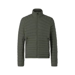 Veste d'hiver à capuche coupe-vent pour homme, personnalisée OEM, imperméable, respirante, fermeture éclair, polyester/nylon, régulière - Product Image 1