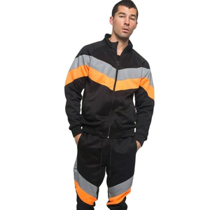 Exportateur en gros : Ensemble de survêtement cargo 2 pièces en coton pour homme, avec service professionnel et impression de logo. - Product Image 3