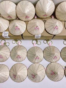 Mini Vietnamese Conical <b>Hat</b> Keychain Handmade Souvenir Vietnam Traditional Gift Bulk Wholesale Supplier - Product Image 5