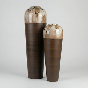 DAANI INTERNATIONAL Hot Sale Antique Gold Aluminum Floor <b>Vase</b> <b>Set</b> Open Work Modern Tall Urn Decorative Design Handmade <b>Vase</b> - Product Image 6