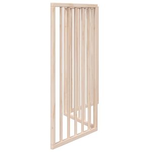 Juego de 3 puertas plegables independientes para perros de madera de álamo blanco y corrales para mascotas - Product Image 5
