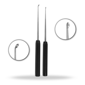 Curettes antérieures 18 pouces 460 mm, instrument de chirurgie neuro-spineuse pour l'élimination des disques et le curettage de la colonne vertébrale - Product Image 1