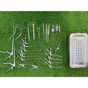 ชุดเครื่องมือผ่าตัดไซนัสแบบส่องกล้อง FESS ได้รับการรับรองมาตรฐาน CE ISO ชุดเครื่องมือผ่าตัดหู คอ จมูก คุณภาพพรีเมียม ผลิตจากสแตนเลสสตีล - Product Image 1