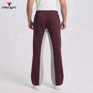 Custom Design 2026 Streetwear Men Flared Pants High Quality Custom Made Plus Size Flared mens pants - Product Image 5