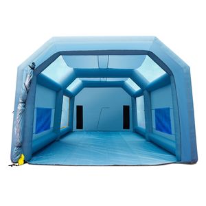 Cabina di Verniciatura Gonfiabile ad Alta Potenza 33x20x13ft con Soffiatori 950W+1100W, Tenda Spray Booth per Verniciatura Auto, Potente Cabina Spray AI - Product Image 3