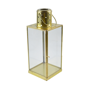Solid Metal Design T-Light Holder Hanging <b>Lanterns</b> Multiple Sizes for Home and Indoor Christmas Decor - Product Image 2