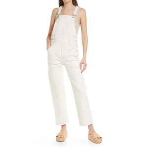 Custom Made Best Price Hot Selling Pro Quality Denim Jumpsuit Soft Formal Summer Mid Waist Printed Jumpsuits - Product Image 1