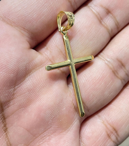 Custom Iced Out Cross Pendant 14K Gold Plated Alloy VVS Moissanite Diamonds Hip Hop Charm Unisex Gift Jewelry - Product Image 2