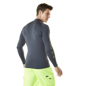 Haut de sport à manches longues pour homme, anti-transpiration, extensible, séchage rapide, idéal pour la course à pied, le yoga, la gym et les activités athlétiques. - Product Image 4