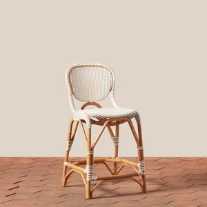 High Quality Handwoven Rattan <b>Armchair</b> Natural Wicker <b>Dining</b> Chair for Cafe Restaurant Hotel Resort - Product Image 2