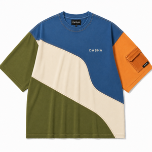 T-shirt surdimensionné pour homme en coton épais de haute qualité, coupe ample, style streetwear - Product Image 5