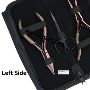 Kit de pinces pour extensions de cheveux Microlink : Pince à micro-anneaux petite taille, Pince de démontage et Mini ciseaux de coupe – Outils pour extensions capillaires - Product Image 3