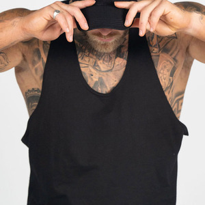 <b>Mens</b> Stringer <b>Singlet</b> Muscle Fit Tank Top Sleeveless Fitness Gym Workout Bodybuilding Training Wear <b>Mens</b> Stringer <b>Singlet</b> - Product Image 4
