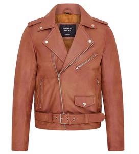 Blouson de motard en cuir véritable de qualité supérieure pour homme, manteau classique de moto, service d'échantillons OEM ODM disponible dès aujourd'hui - Product Image 1