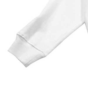 เสื้อฮู้ดดี้โอเวอร์ไซส์สีขาวสำหรับผู้ชาย ผ้าฝ้ายเฟรนช์เทอร์รี่ พิมพ์ลาย I Don't Sleep สไตล์ลำลองสำหรับฤดูใบไม้ร่วง เสื้อฮู้ดสตรีทแวร์ - Product Image 3
