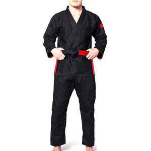 Kimono de Jiu-Jitsu Brésilien Personnalisable en Coton Tissé Perlé Respirant, Pantalon Ripstop Renforcé pour Entraînement Adulte - Product Image 1