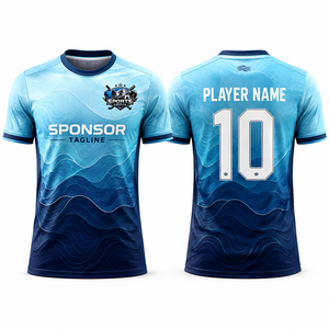 New Customized Soccer Training Jerseys Stretch Polyester Fabric Durable Breathable Teamwear Wholesale Match Jerseys - Product Image 1