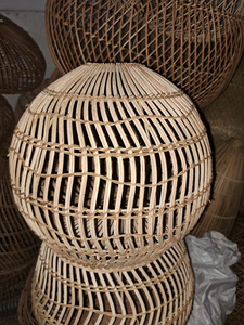 ArtisanCraft Natural Bamboo Ceiling <b>Light</b> Shade With <b>Rustic</b> Elegance - Product Image 6