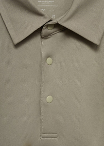 Chemise décontractée de luxe pour homme en coton tricoté respirant, qualité supérieure, manches courtes, personnalisable, service OEM en gros - Product Image 4
