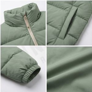 Veste bouffante professionnelle Slim Fit pour hommes vêtements d'hiver épais décontractés avec fermeture éclair personnalisée pour une utilisation en extérieur mode masculine - Product Image 4