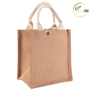 Custom Logo Printed Jute Carry <b>Bag</b> Sustainable Reusable Shopping <b>Bag</b> for Retail Promotion - Product Image 2