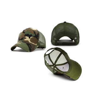 OEM & ODM Custom Logo 6 Panel <b>Camo</b> Trucker <b>Cap</b> Curved Bill Mesh Back Baseball Hat for Outdoor Sports Vietnam Supplier - Product Image 5