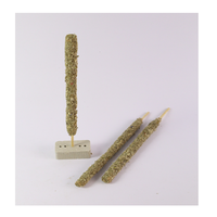 Haute qualité 6 pouces feuille de sauge tache bâtons d'encens sans bambou en vrac aromathérapie diffuseur fournitures diffuseur aromatique botanique