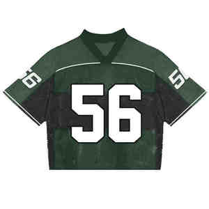 Camiseta de malla oversize de estilo vintage de buena calidad para hombre, hecha a medida, tipo crop top, para hockey sobre hielo y fútbol americano. - Product Image 4