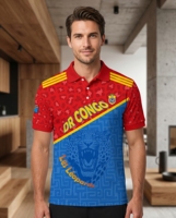 Tissu tricoté vintage décontracté pour homme, imprimé numérique, anti-plis, respirant, en polyester/coton, à manches courtes, pour chemise ODM