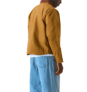 100% Cotton Fabric <b>Men</b> <b>Canvas</b> Worker <b>Jacket</b> Breathable Flame Resistant Work Wear Mechanic <b>Jackets</b> - Product Image 2