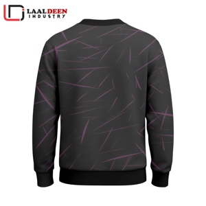 เสื้อสเวตเชิ้ตคุณภาพสูงสำหรับฤดูหนาว ไซส์ใหญ่ ลายมัดย้อม ผลิตจากโพลีเอสเตอร์และผ้าฝ้าย ขายส่ง เสื้อฟลีซผู้ชายแบบสั่งทำ - Product Image 6