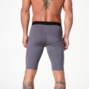 Shorts de sport pour homme, compression, entraînement athlétique, tissu extensible haute performance, respirant, pour la salle de sport - Product Image 3