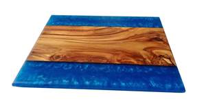 Durable Resin Coated <b>Wooden</b> Chopping Board Sturdy and Reliable for Vegetables Food Preparation in Kitchens - Product Image 3