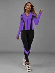 Ensemble de vêtements de sport pour femmes Atlaset, trois pièces, leggings taille haute, soutien-gorge de sport, veste, emballage personnalisé, OEM, ODM, vente en gros - Product Image 5