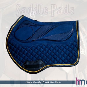 Almohadilla de Silla de Montar Ecuestre Premium de Alta Demanda para Salto GP/Jumping, Acolchada de Algodón con Espuma Viscoelástica y Base Antideslizante con Estampado de Silicona - Product Image 4