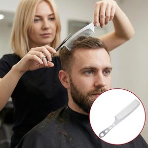 3 peignes professionnels de bonne qualité en acier inoxydable 304, peignes métalliques pour hommes et femmes, peignes à cheveux fins en métal, nouveau design tendance - Product Image 5