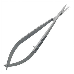 Ciseaux à ongles professionnels en acier inoxydable à ressort incurvé avec lame tranchante pour le retrait précis des cuticules par Kaamir Instruments - Product Image 3