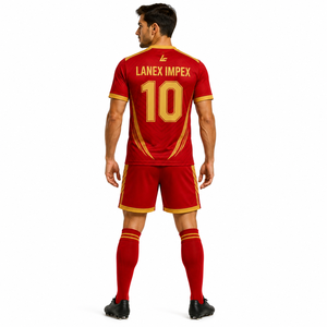 Uniformes de Fútbol Personalizados al por Mayor para Clubes y Equipos, Camisetas de Fútbol Profesionales con Pantalones Cortos y Calcetines a Juego con Logotipo - Product Image 4