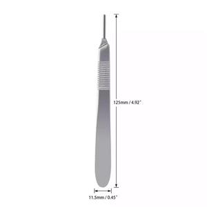 Lame de scalpel chirurgical en acier inoxydable, manuelle, pour chirurgie générale, instrument certifié CE classe I - Product Image 5
