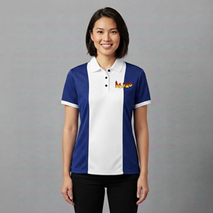 เสื้อโปโลผู้หญิงผ้าฝ้าย 100% ขายส่ง ปักโลโก้ตามสั่ง ระบายอากาศได้ดี แขนสั้น แห้งเร็ว เป็นมิตรกับสิ่งแวดล้อม สำหรับฤดูร้อน - Product Image 4