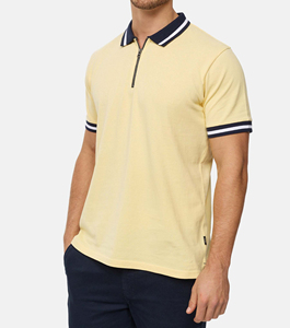 บริการ OEM เสื้อเชิ้ตผู้ชายพรีเมียม ผ้าฝ้าย 100% แขนสั้น สไตล์ลำลองสำหรับธุรกิจและกอล์ฟ ปักลายด้านหน้า พิมพ์ลายตามสั่ง ระบายอากาศได้ดี - Product Image 1