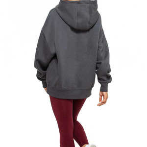 Sudaderas Extra Grandes Personalizadas para Mujer al por Mayor, Sudaderas con Capucha para Mujer, Hombros Caídos, Sudaderas y Camisetas de Alta Calidad para Mujer - Product Image 2